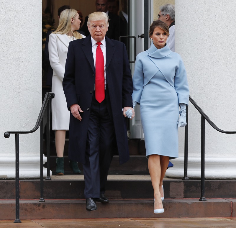 Donald Trump s chotí. 