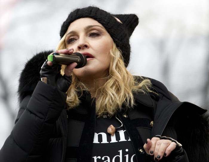 Madonna na Women´s March.