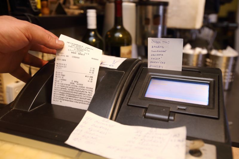 Evidenční pokladna v restauraci (ilustrační foto).