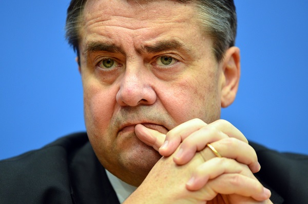Vicekancléř Sigmar Gabriel.