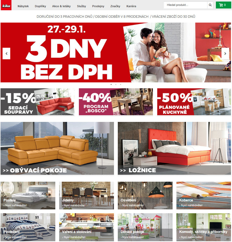 KIKA e-shop.