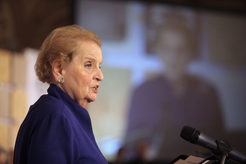 Bývalá americká ministryně zahraničí a československá emigrantka Madeleine Albrightová.
