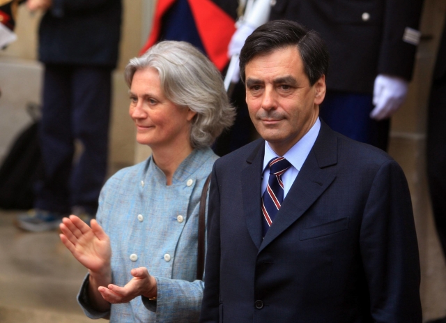 François Fillon s manželkou Penelope.