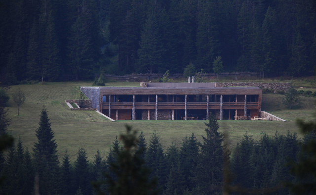 Šumavské sídlo Zdeňka Bakaly.