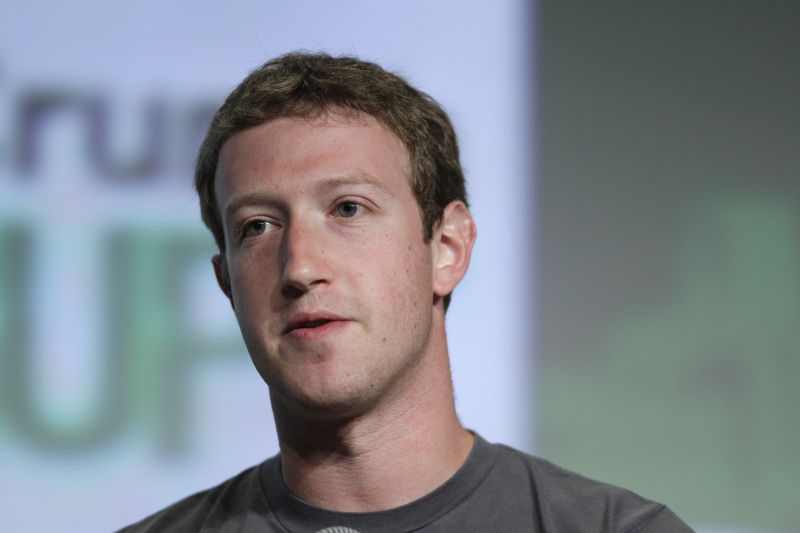 Zakladatel Facebooku Mark Zuckerberg.
