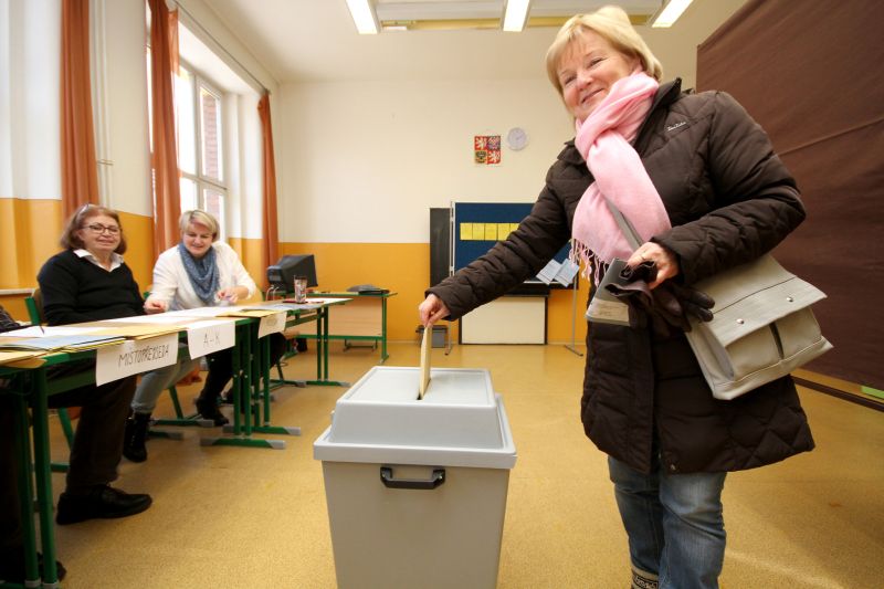 Volby na Mostecku.