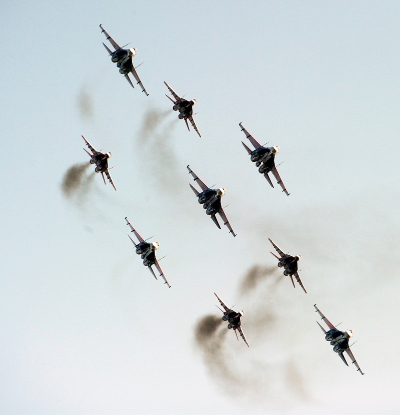 Stíhačky MIG-29. 