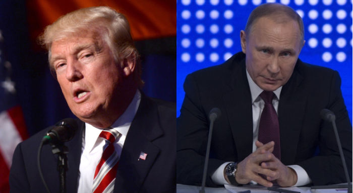 Donald Trump a Vladimír Putin.
