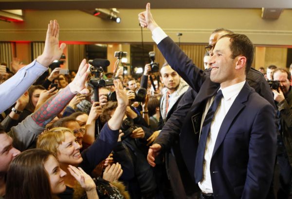 Exministr Benoit Hamon.