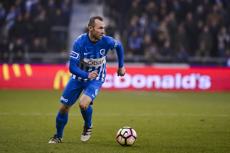Belgický fotbalista a kapitán KRC Genk Thomas Buffel.