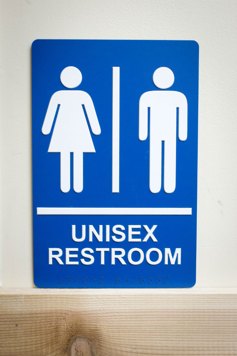 Unisex toalety.