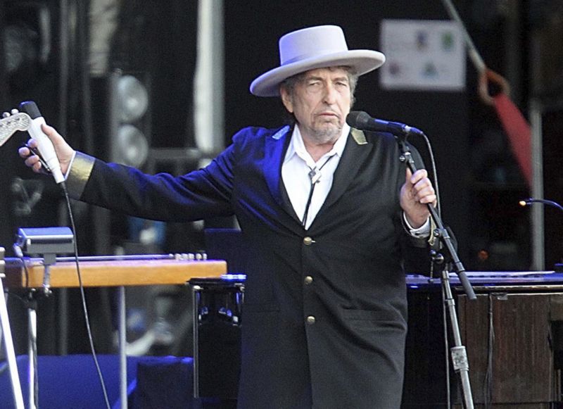 Americký zpěvák Bob Dylan.