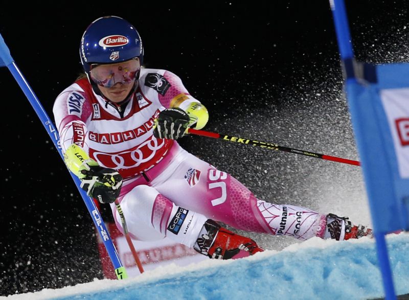 Lyžařka Mikaela Shiffrinová.