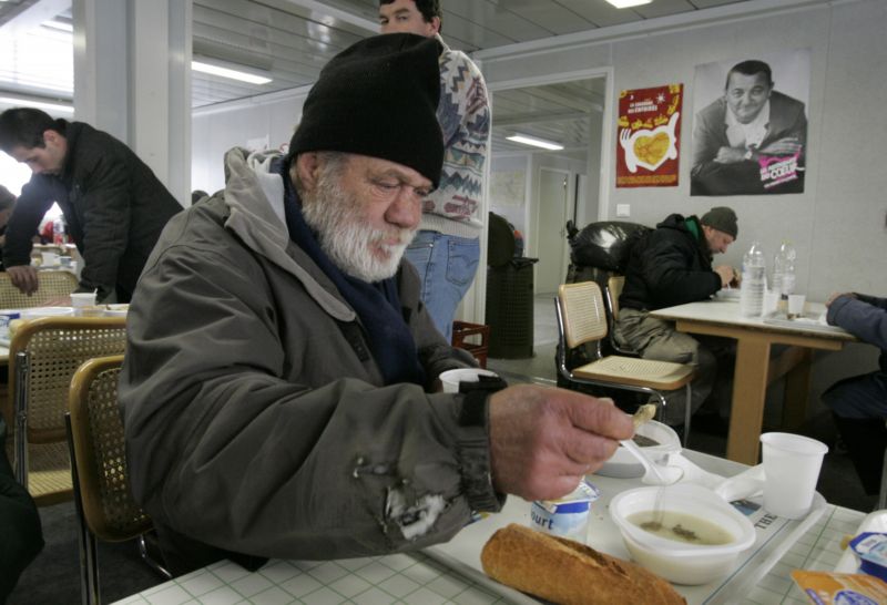 Lidé bez domova si v restauraci Robin Hood mohou dopřát večeři zadarmo (ilustrační foto).