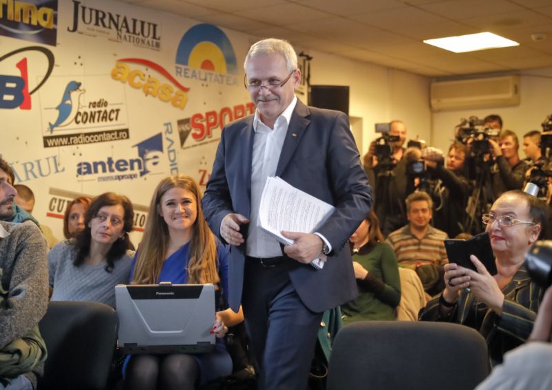 Předseda vládních sociálních demokratů Liviu Dragnea.
