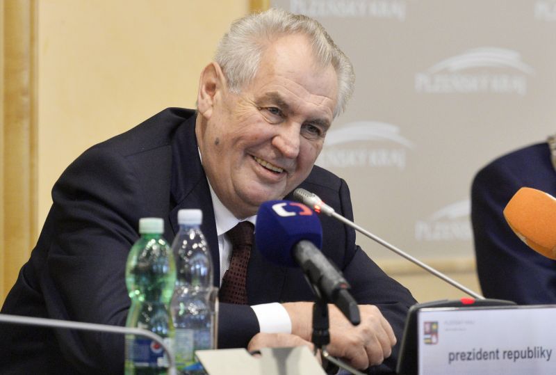 Prezident Miloš Zeman.