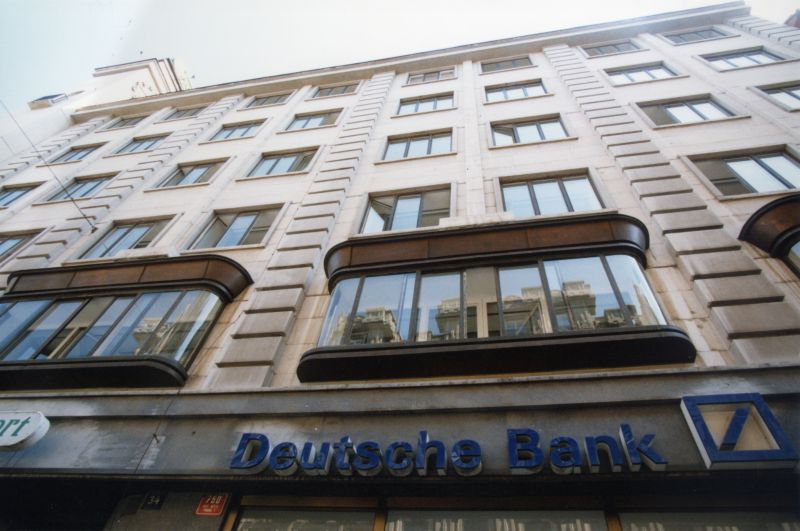 Budova Deutsche Bank.  
