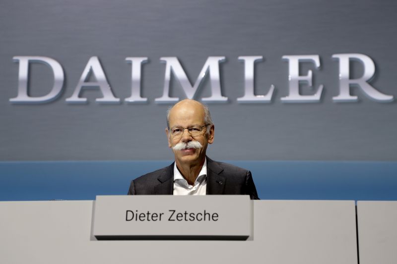 Ředitel německé automobilky Daimler, Dieter Zetsche.