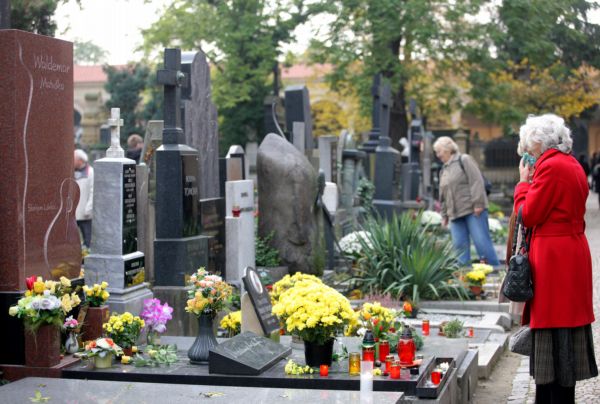 Vyšehradský hřbitov.