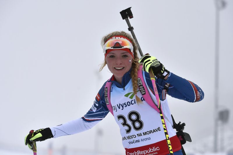 Veliká naděje českého biatlonu, Markéta Davidová.