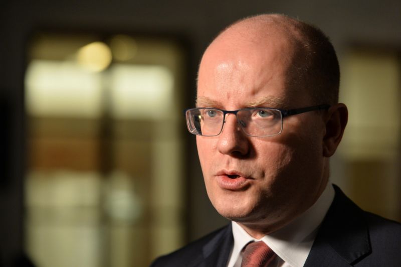 Premiér Bohuslav Sobotka.