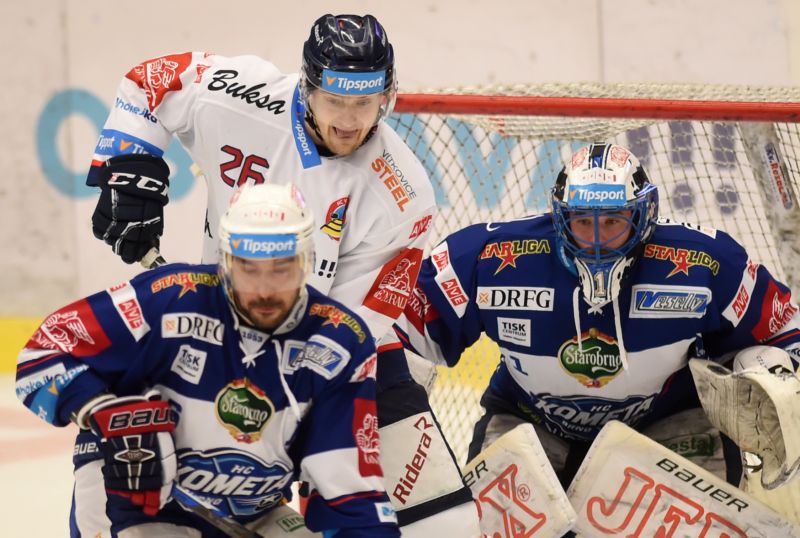 Vítkovice v zápase s Kometou Brno