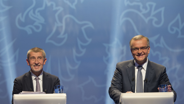 Andrej Babiš (vlevo) a Miroslav Kalousek.