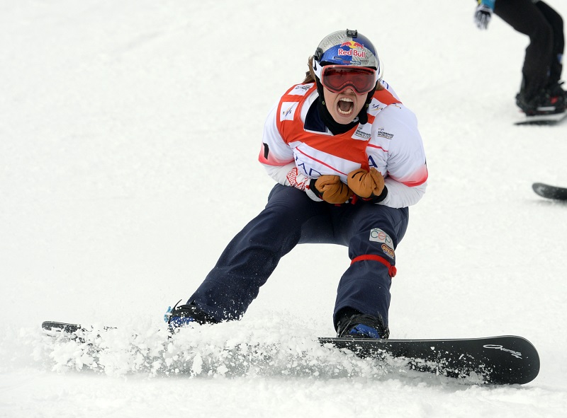 Česká snowboardcrossařka Eva Samková.