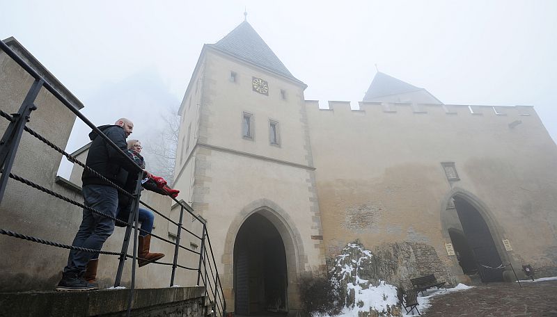 Hrad Karlštejn.
