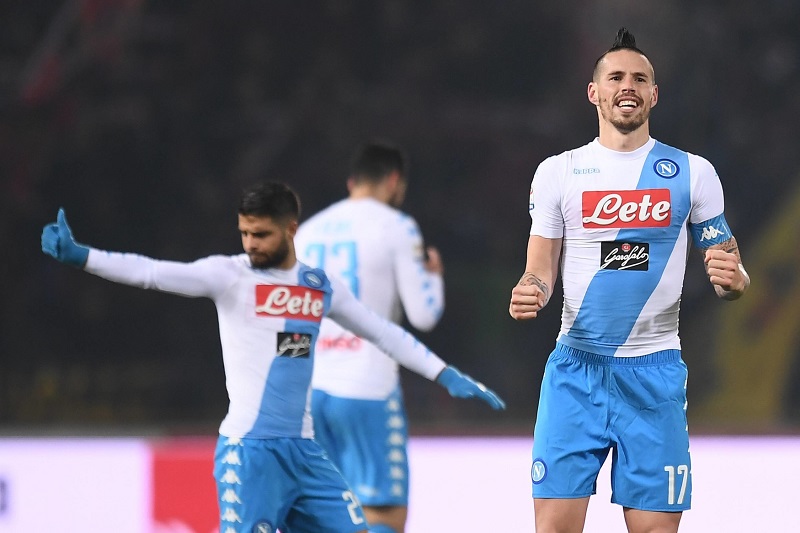 Slovenský fotbalista a kapitán Neapole Marek Hamšík.