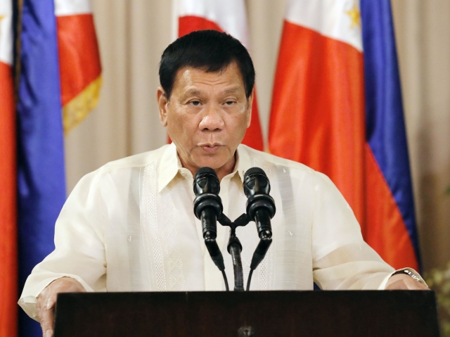 Filipínský prezident Rodrigo Duterte.