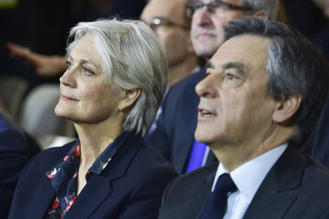 François Fillon s manželkou Penelope.