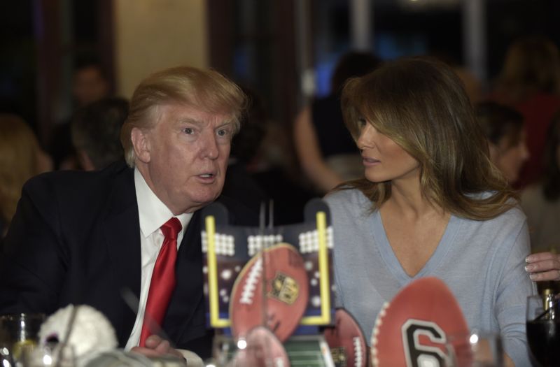 Donald Trump s manželkou Melanií.