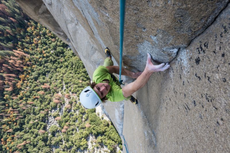 Adam Ondra na Dawn Wallu. FOTO: Pavel Blažek.
