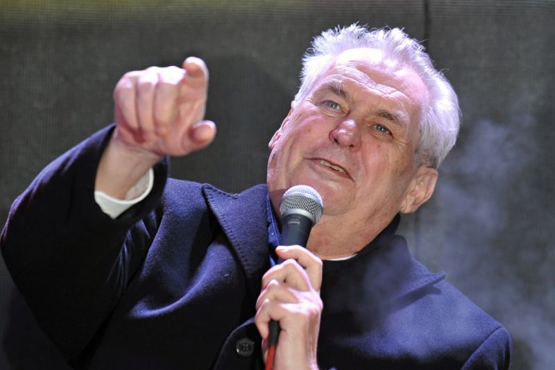 Prezident Miloš Zeman.