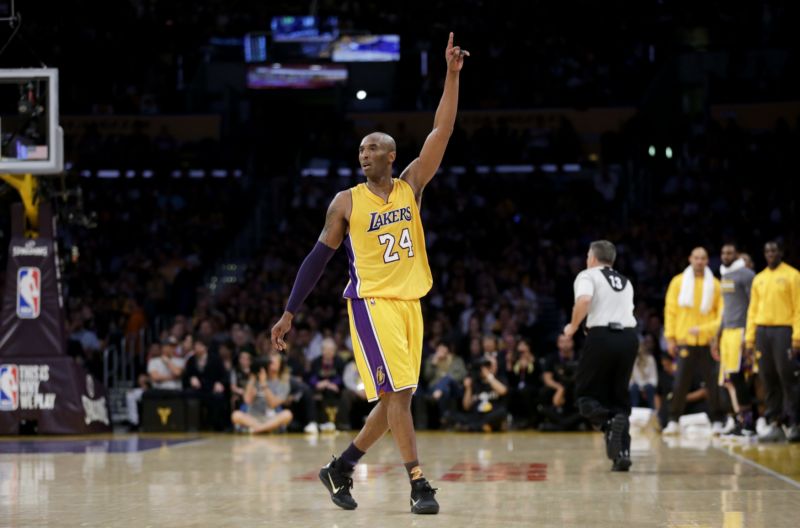 Basketbalista Kobe Bryant.