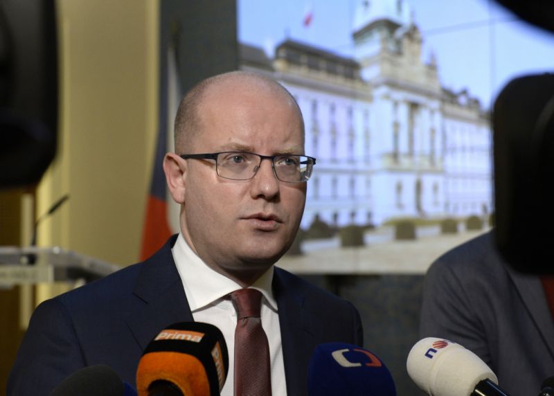 Český premiér Bohuslav Sobotka.