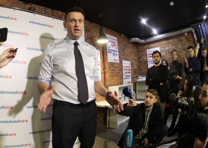 Ruský opoziční předák Alexej Navalnyj.