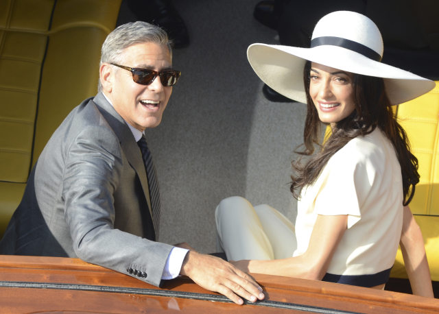 George Clooney a jeho manželka Amal.