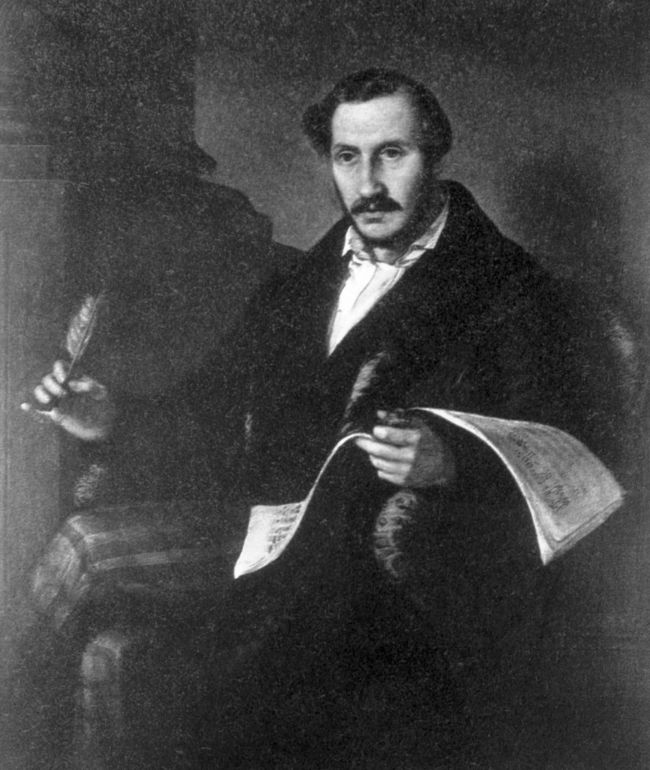 Skladatel Gaetano Donizetti.