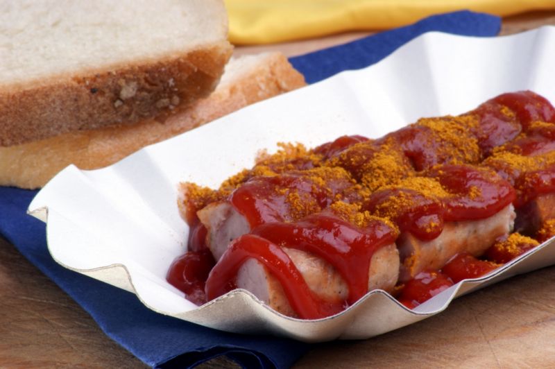 Currywurst. Currywurst.