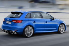 RS 3 Sportback zrychlí z 0 na 100 km/h za 4,1 sekundy.