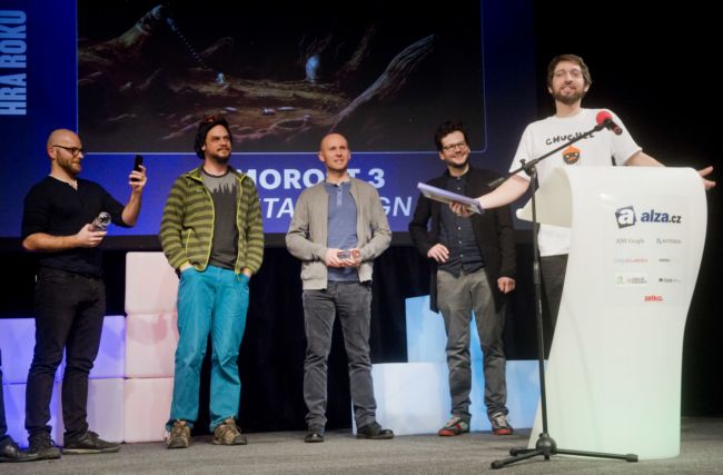 Tým vývojářů hry Samorost 3 od studia Amanita Design.