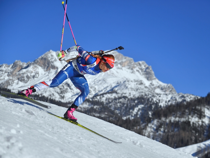 Gabriela Koukalová na MS v Hochfilzenu.