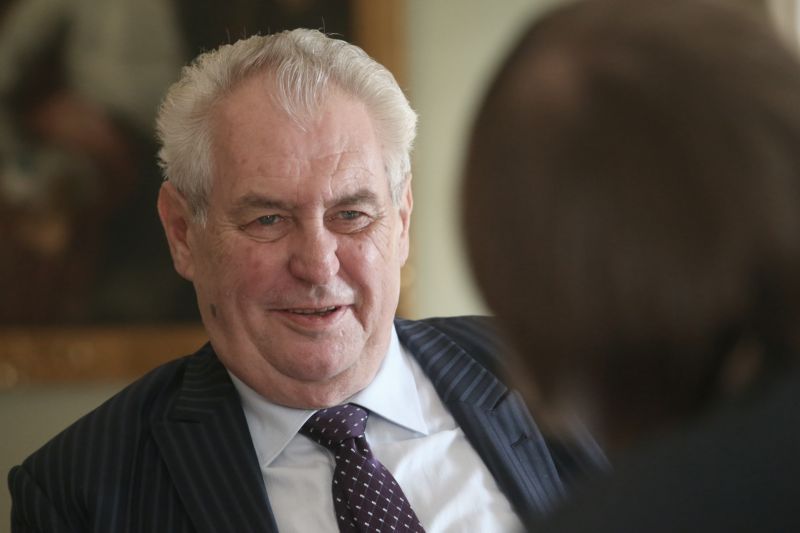 Prezident Miloš Zeman.