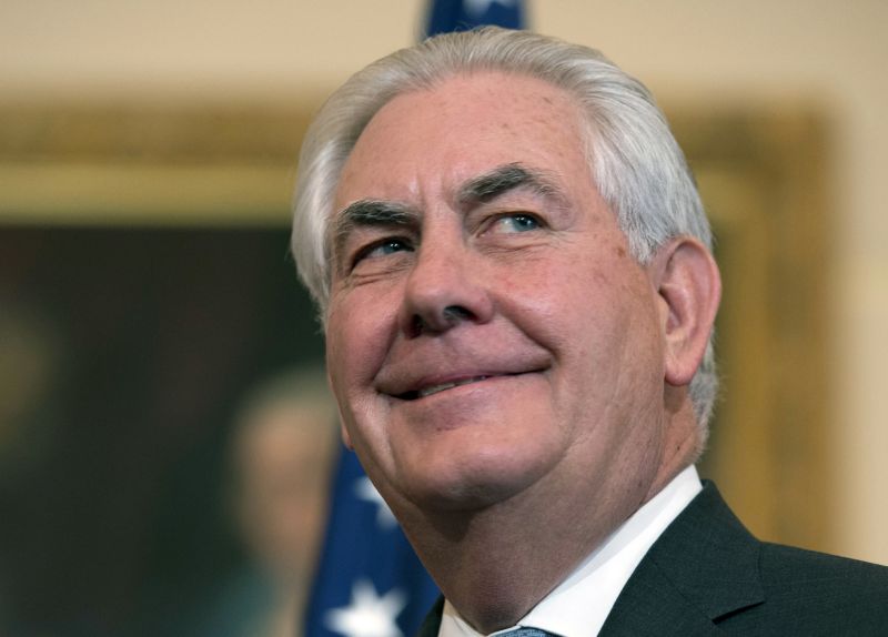 Nový americký ministr zahraničí Rex Tillerson.