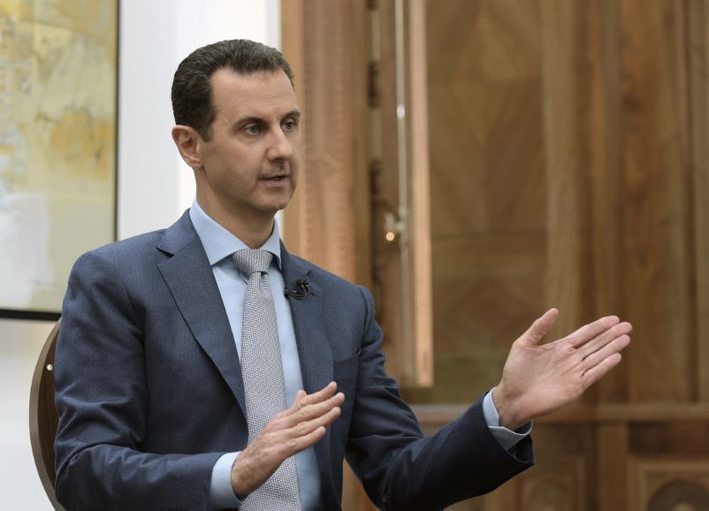 Syrský prezident Bašár Asad. Syrský prezident Bašár Asad.