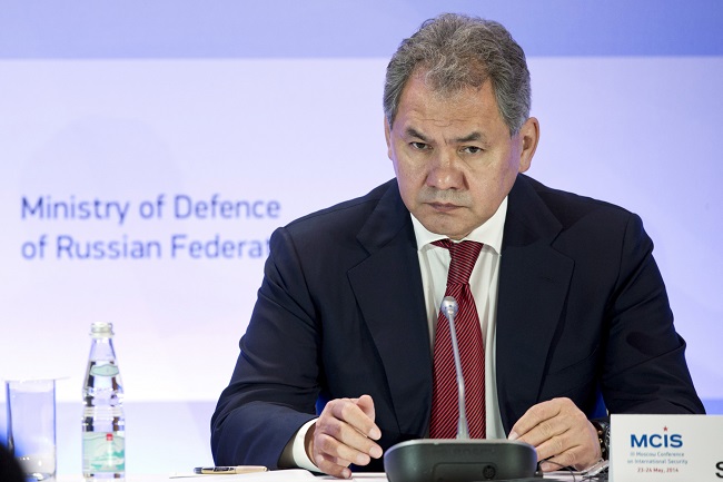 Ruský ministr obrany Sergej Šojgu. Ruský ministr obrany Sergej Šojgu.