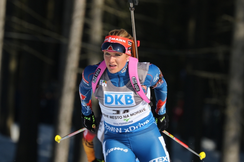 Gabriela Koukalová bude finišmenkou české štafety (ilustrační foto)