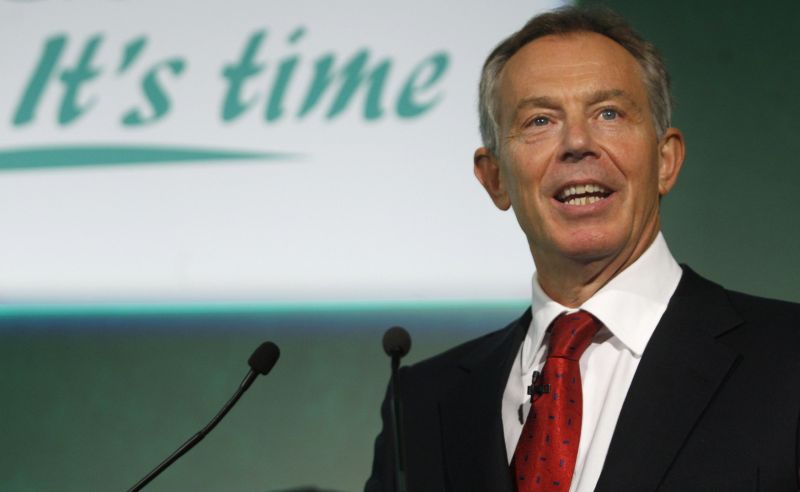Bývalý premiér Británie Tony Blair. Bývalý premiér Británie Tony Blair.